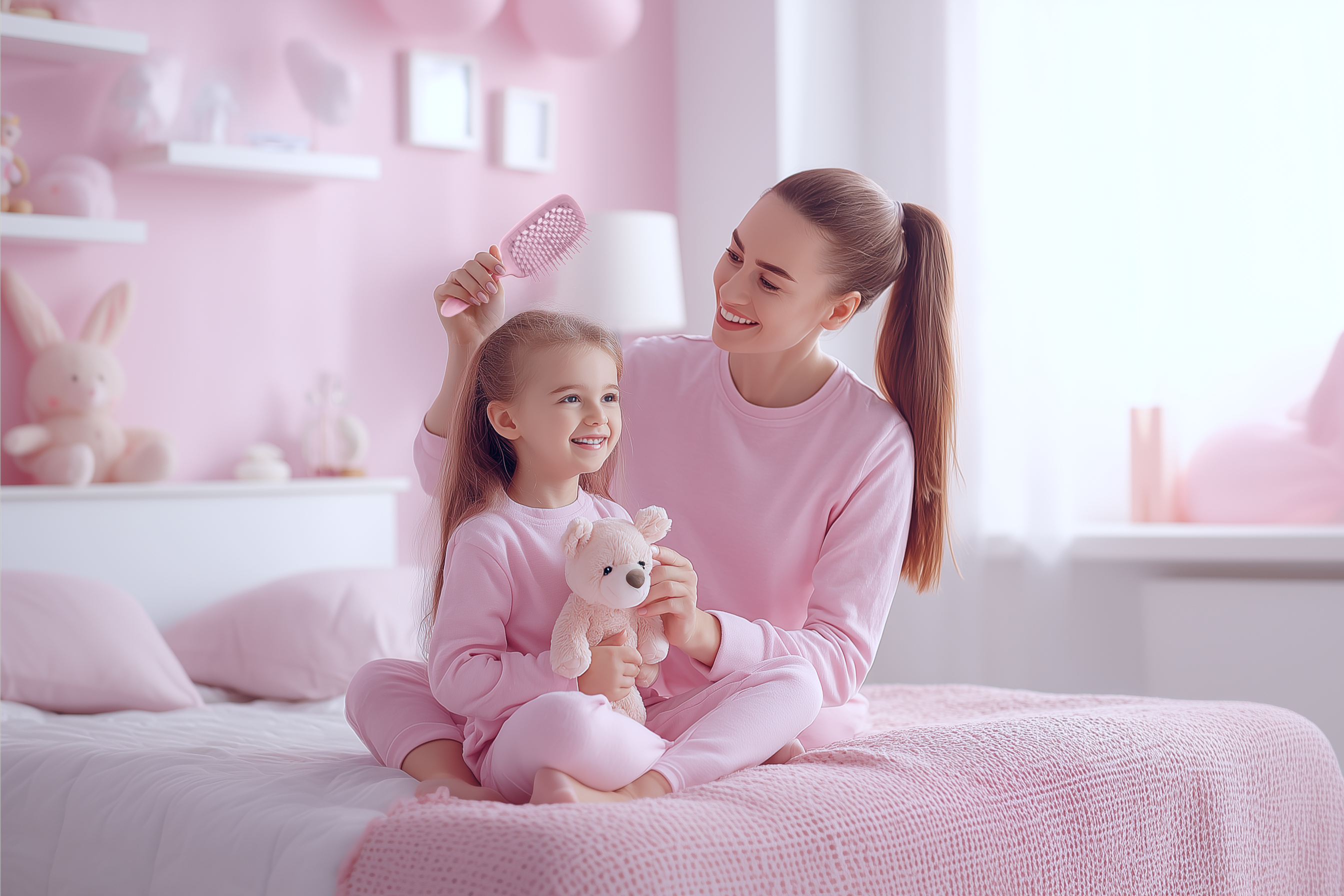 Уход за детскими волосами